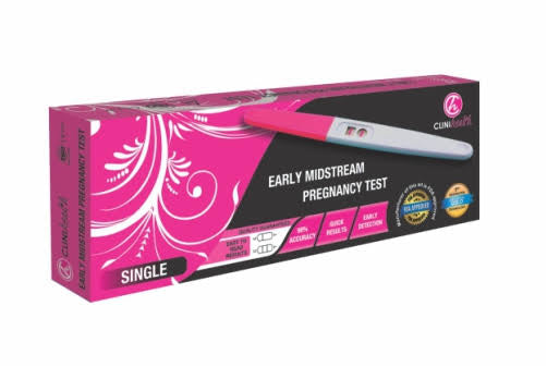 Clinihealth early midstream pregnancy test