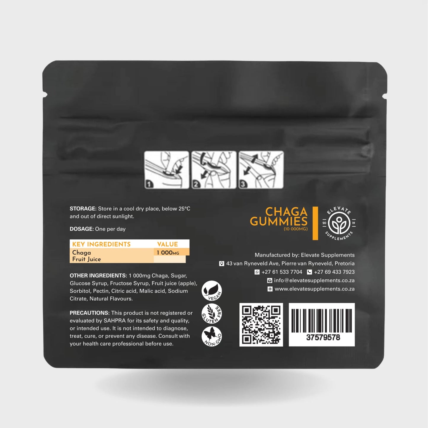 Chaga [Immune] Gummies by Elevate Supplements