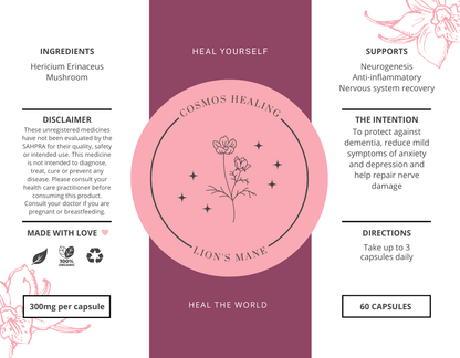 High Potency Reishi Capsules (Single Origin) by Cosmos Healing
