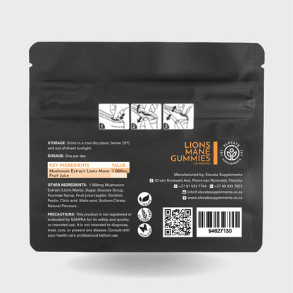 Lions Mane [Brain] Gummies by Elevate Supplements