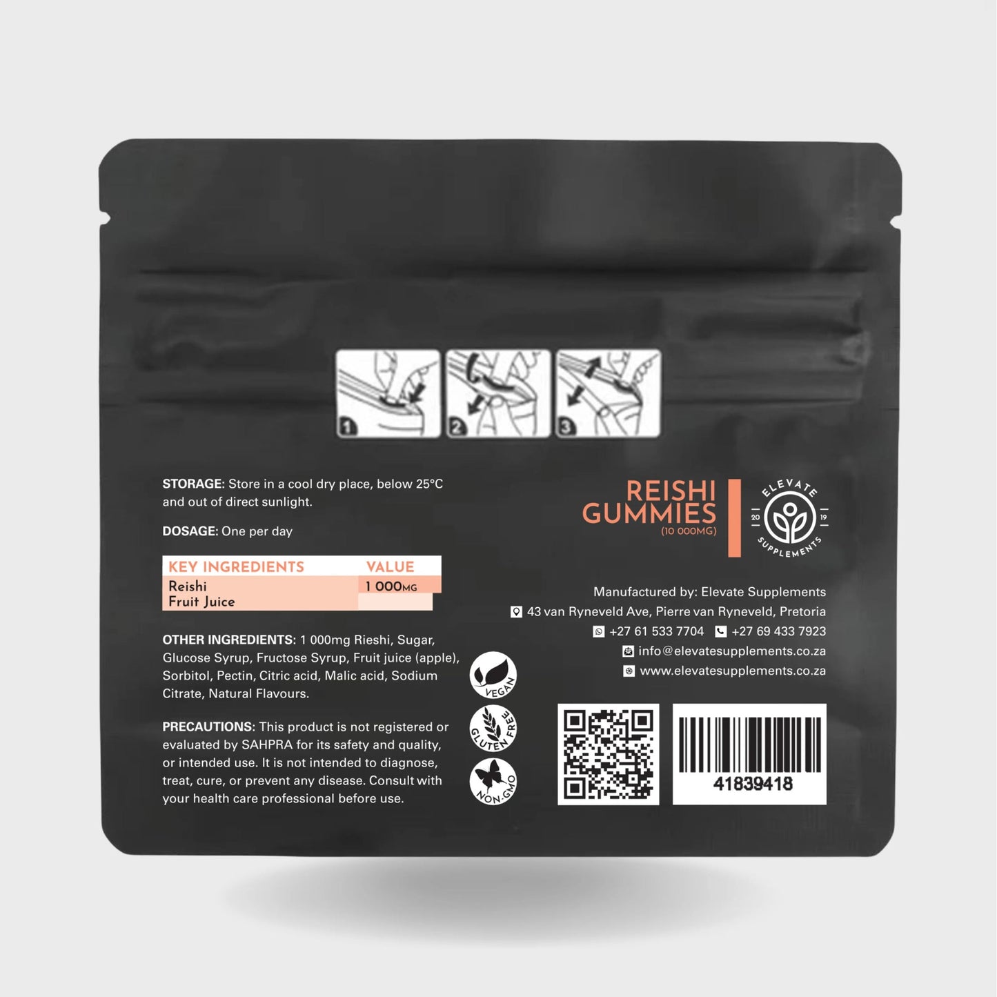 Reishi [Longevity] Gummies by Elevate Supplements