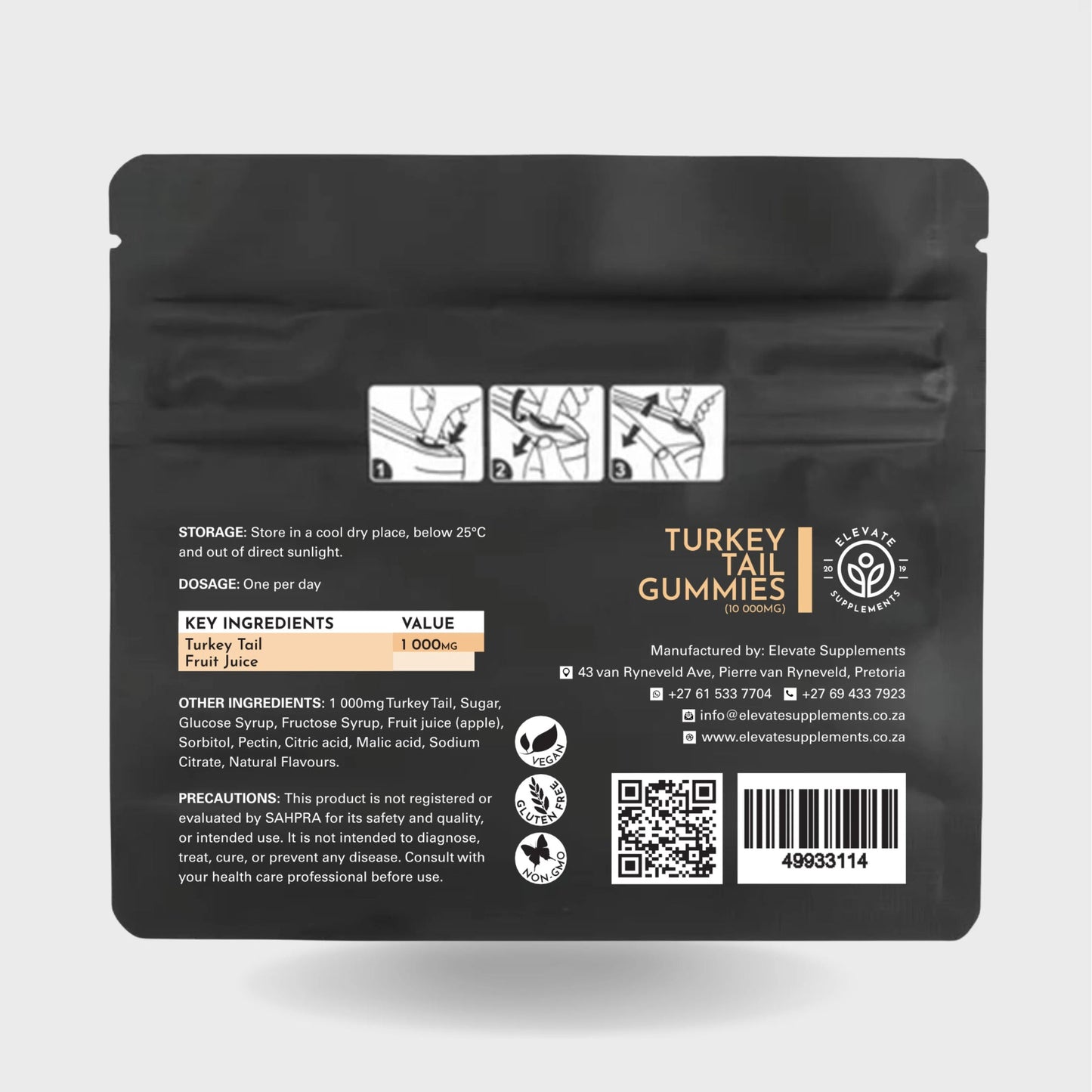 Turkey Tail [Gut Health] Gummies by Elevate Supplements